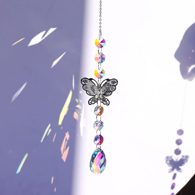 Geometry Crystal Ball Metal Dragonfly Hanging Suncatchers MK2CZAS6H7HLS64