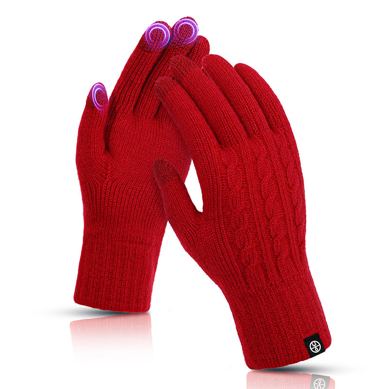 Cable Knit Gloves - DippedShop Wholesale - #4803