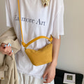 Simple Solid Color Dumpling Crossbody Bag 6W10BBG1870