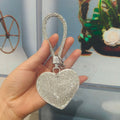 Rhinestone Heart Bag Charm - DippedShop Wholesale - #8467
