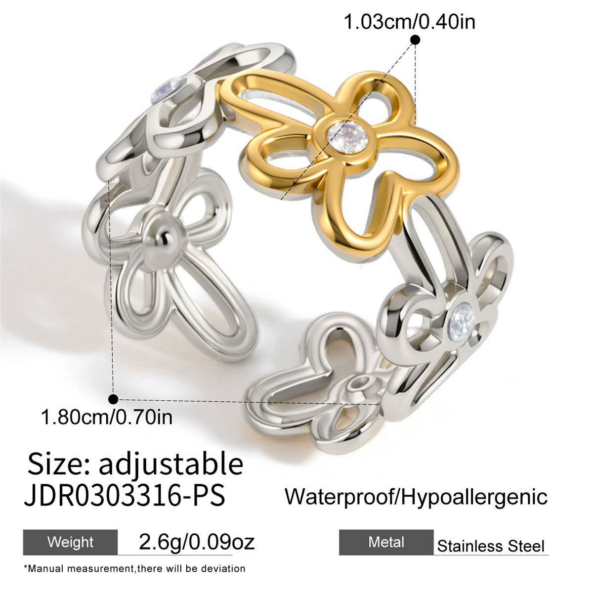 Minimalist Hollow Out Flower Z - DippedShop Wholesale - #0163