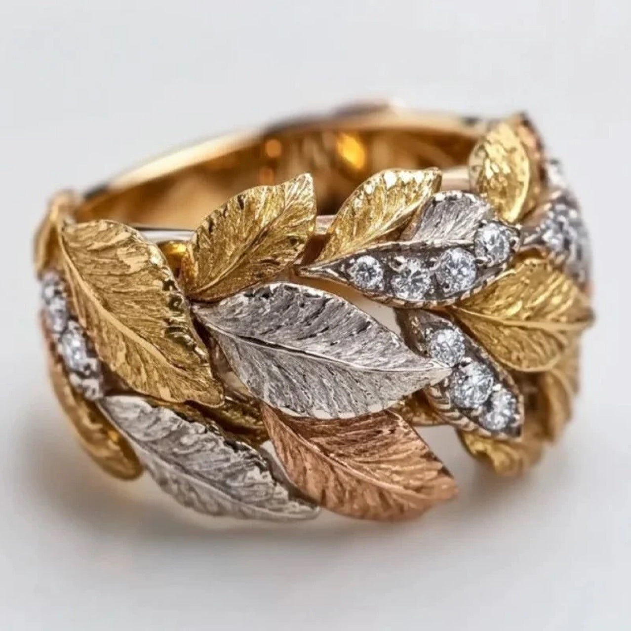 Maple Leaf Statement Ring - DippedShop Wholesale - #1971