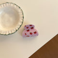 Floral Bow Hair Claw - DippedShop Wholesale - #3619