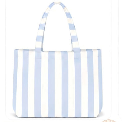 Simple Color Block Striped Shoulder Bag 6W10BBG2358