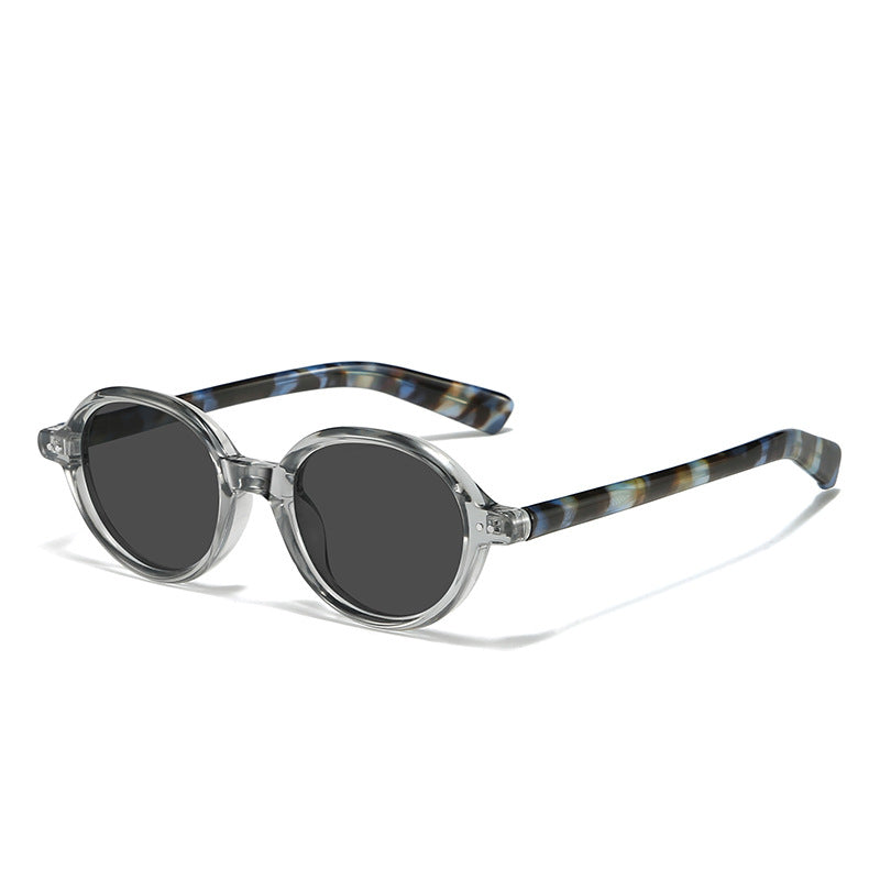 Classic Retro Oval Frame Sunglasses DP25B522