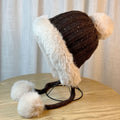 Faux Fur Pom Knit Beanie - DippedShop Wholesale - #3923