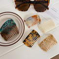 Tortoiseshell Pattern Wide Tooth Hair Comb  MK2PPEP6W6HPN15