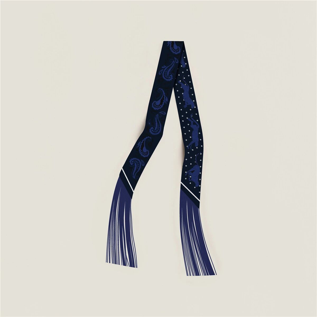 Tassel Silk Scarf - DippedShop Wholesale - #9523