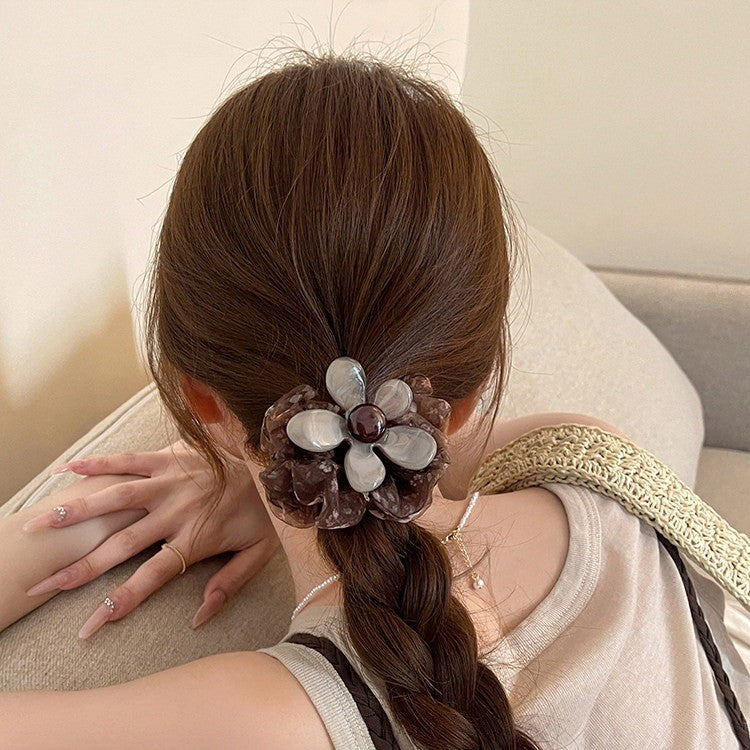 Sweet 3D Floral High Elastic Scrunchies 6W6HSR502