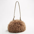 Fluffy Faux Fur Large Capacity Cloud Underarm Bag 6W10BBG2396