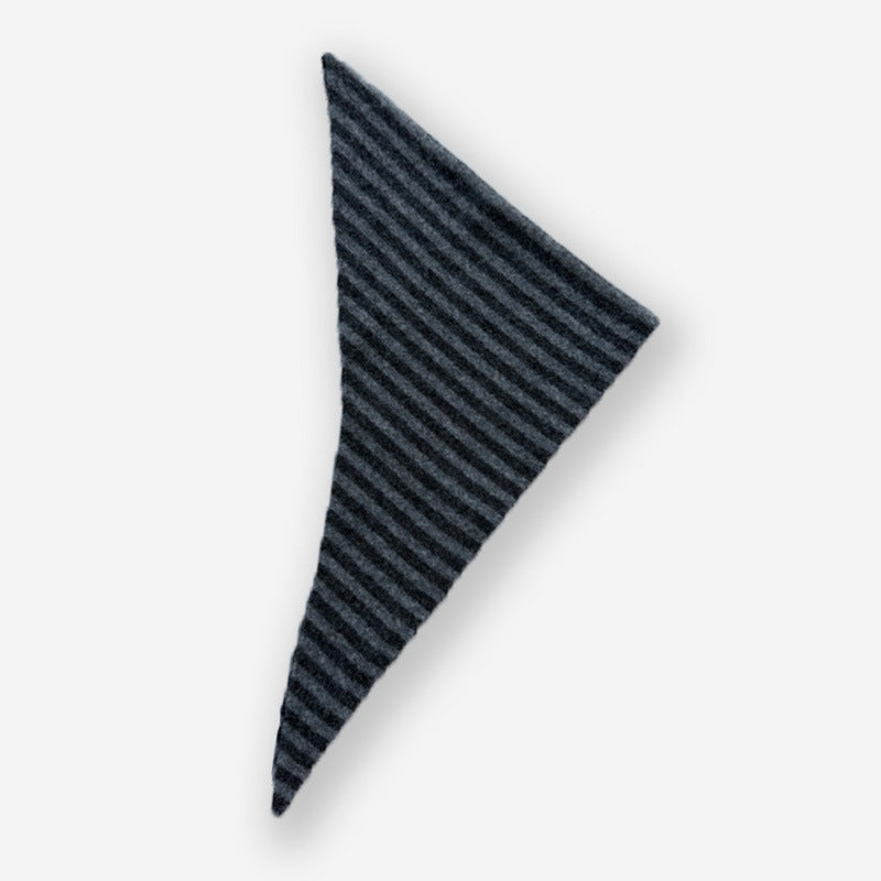 Simple Color Block Striped Triangle Scarf 6W6NSW268