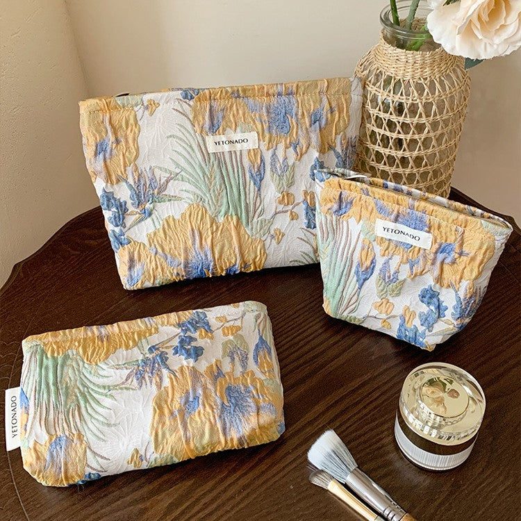 Vintage Floral Makeup Bag - DippedShop Wholesale - #7491