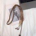 Vintage Leopard Print Twist Silk Scarf 6W6NSI208
