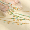 Fresh Starfish Shell Pendnat Beaded Chain Bracelets 6W6JBR496