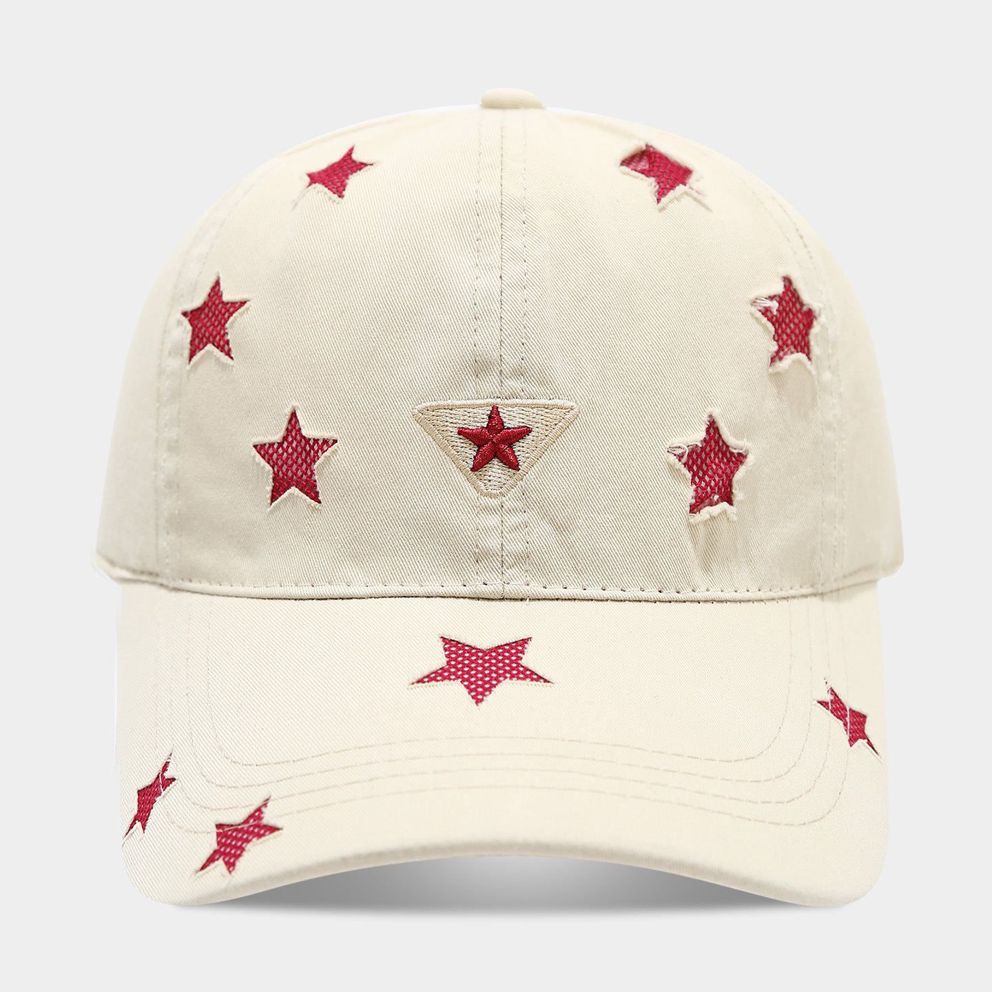 Cute Star Embroidery Versatlie Baseball Cap 8BK6HAT190L
