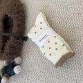 Fuzzy Plush Polka Dot Crew Socks 6W8FSO661