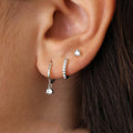 Simple Gold Plated Cubic Zirco - DippedShop Wholesale - #1667