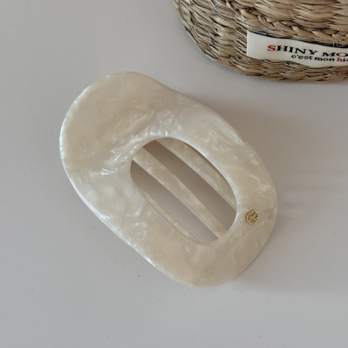 Oval Hair Claw - DippedShop Wholesale - #4995