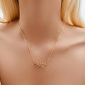 Cubic Zirconia Choker Necklace - DippedShop Wholesale - #3555
