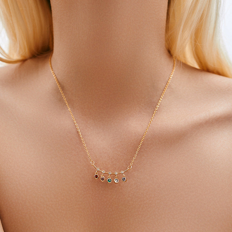 Cubic Zirconia Choker Necklace - DippedShop Wholesale - #3555