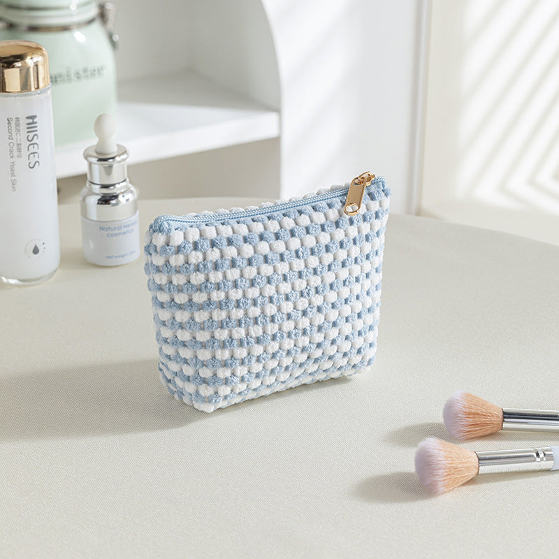 Velvet Travel Makeup Bag - DippedShop Wholesale - #7331