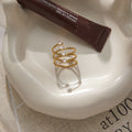 Open Rhinestone Wrap Ring - DippedShop Wholesale - #2035