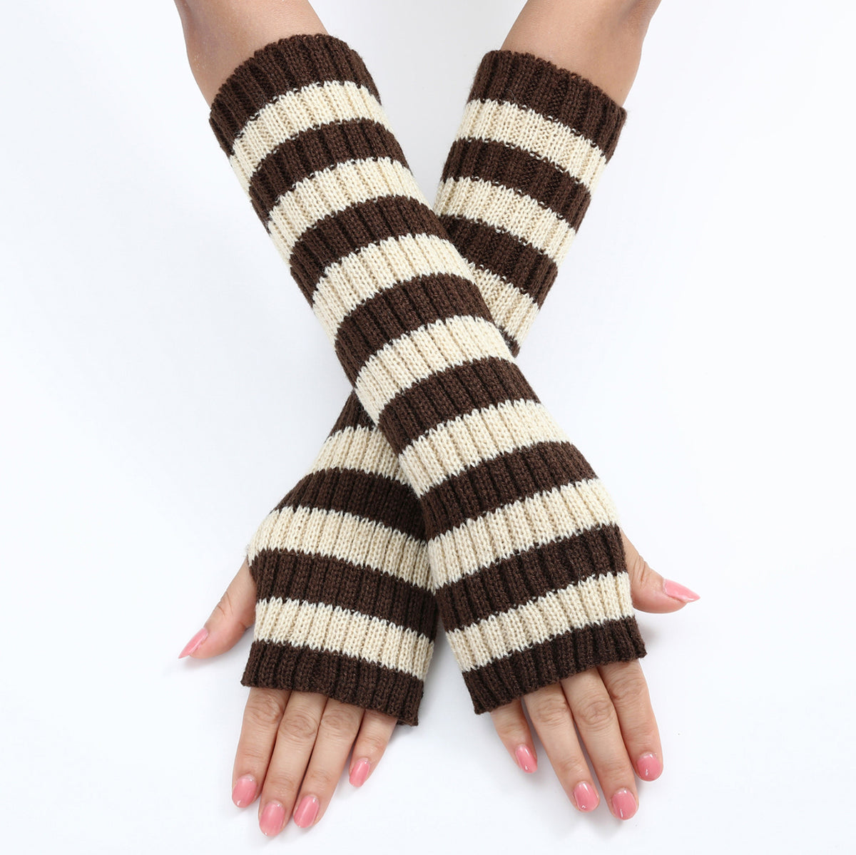 Fingerless Arm Warmers Gloves - DippedShop Wholesale - #7299