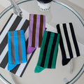 Striped Breathable Socks - DippedShop Wholesale - #9827