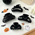 Halloween Black Witch Hat  Pumpkin Hair Claw 6W6HCP1313