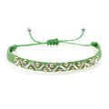 Handmade Seed Bead Braided Adjustable Bracelet 6W6JBR475