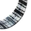 Vintage Plaid Pattern Acetate Wide Headband MK2PIM6W6HBD62