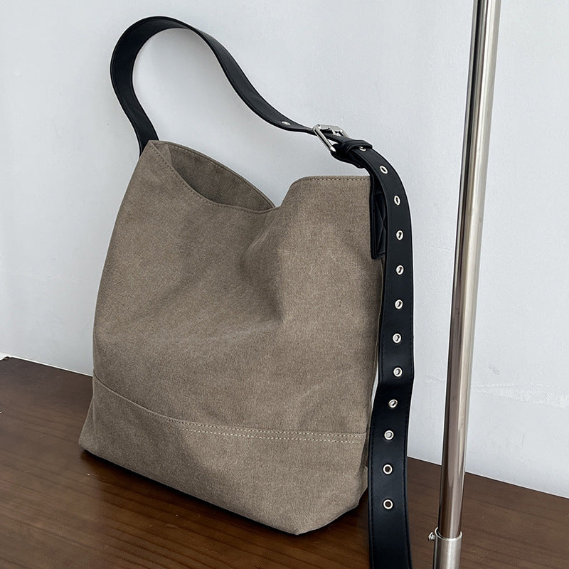 Large Canvas Shoulder Bags - DippedShop Wholesale - #6995