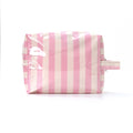 Fashion Color Block Striped Portable Makeup Bag MK2BW6S10BOB64