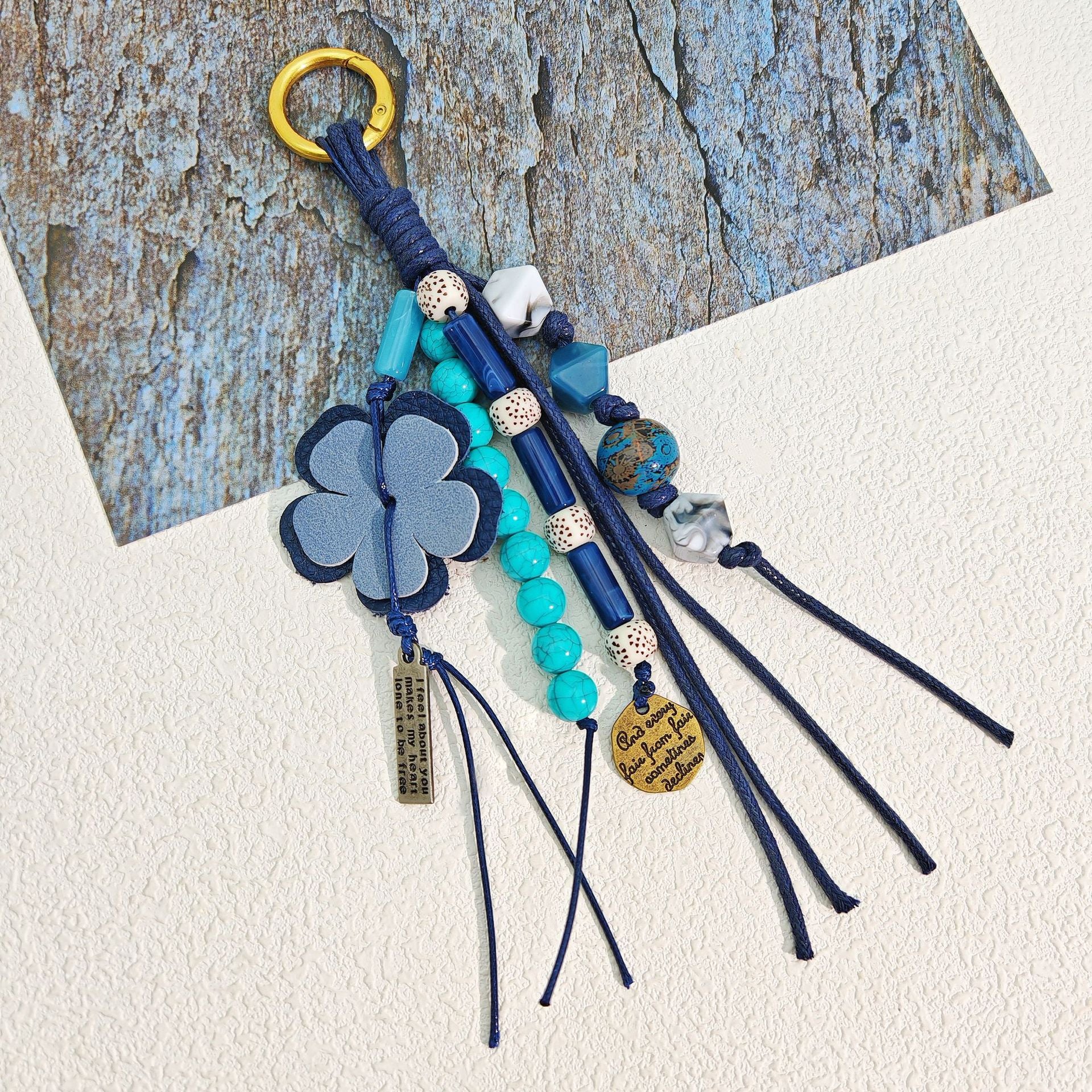 Vintage Beaded Tassel Charm - DippedShop Wholesale - #4595