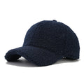 Winter Solid Color Fuzzy Plush Warm Baseball Cap 6W6HAT925