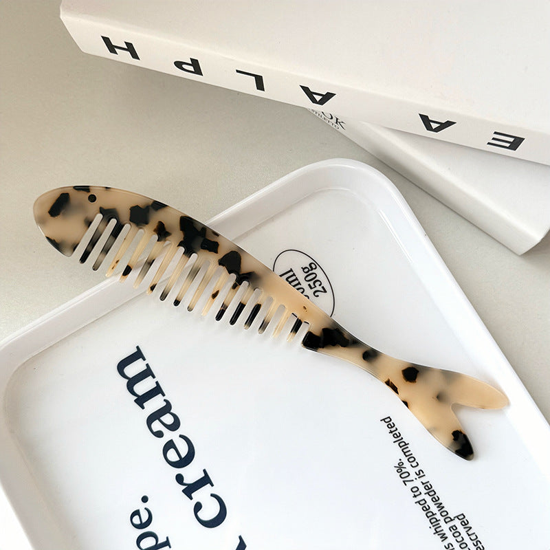 Chic Fish Shape Marble Acetate - DippedShop Wholesale - #2291