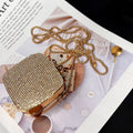 Glitter Rhinestone Acrylic Mini Apple Crossbody Bag 6W10BBG1736