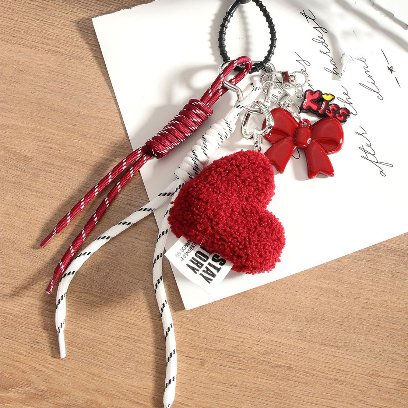 Bow Keychain Bag Charm - DippedShop Wholesale - #7523