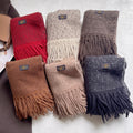 Striped Tassel Shawl Scarf - DippedShop Wholesale - #9891