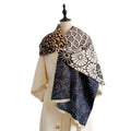 Reversible Floral Jacquard Shawl - DippedShop Wholesale - #6499