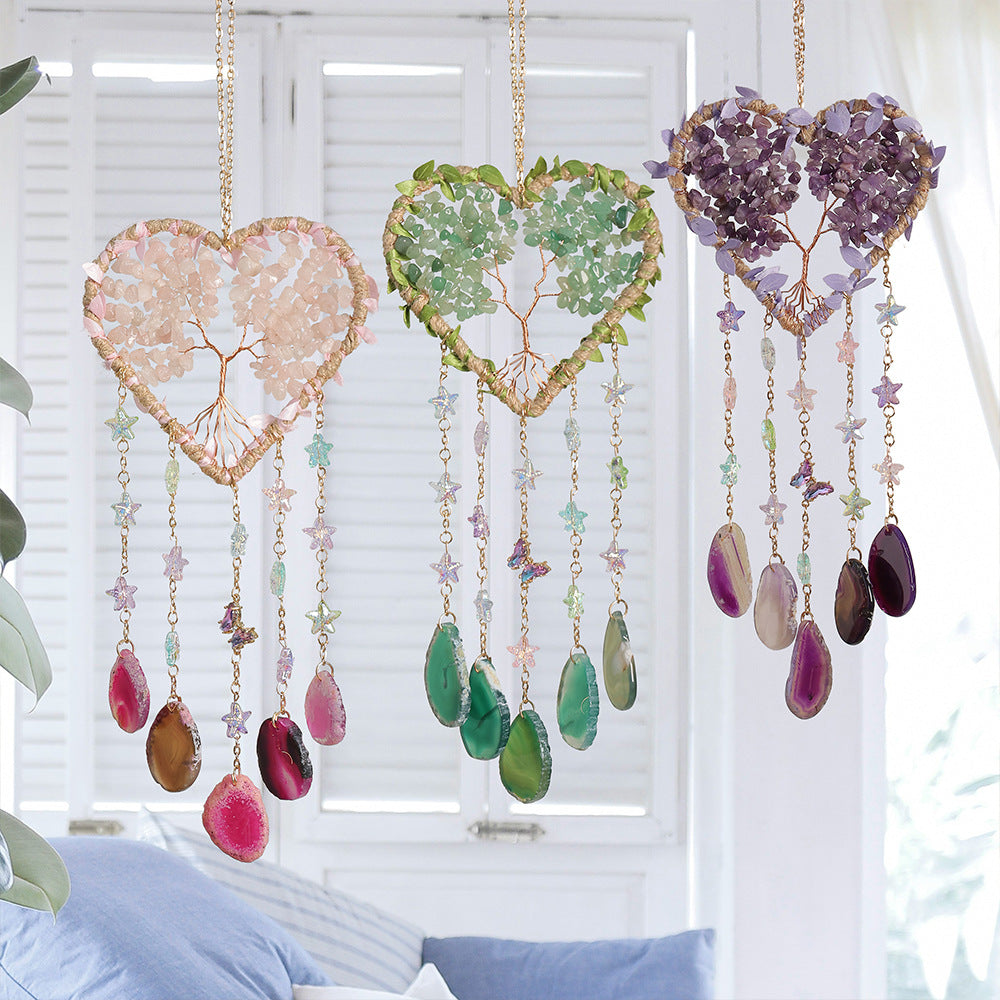 Crystal Tree of Life Suncatcher - DippedShop Wholesale - #6115