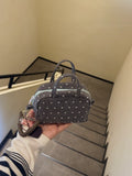 Vintage Star Print Portable Cosmetic Bag MK2BW6S10BOB103