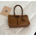 Trendy Large Capacity Buckle Commuter Shoulder Bag 6W10BBG2381