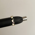 Colorful Rhinestone Open Rings - DippedShop Wholesale - #4259