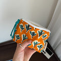 Vintage Floral Print Mini Coin Purse Wallet 6S10BWB150