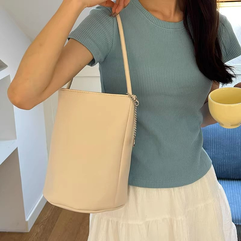 Minimalist Solid Color Bucket Underarm - DippedShop Wholesale - #9315
