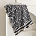 Thermal Paisley Tassel Scarf - DippedShop Wholesale - #4083