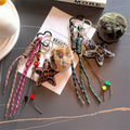 Vintage Leopard Star Pendant Keychain Bag Charm 6W10BBC371