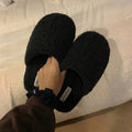 Casual Fuzzy Plush Warm Non-Slip Indoor Slippers 6W8FSP233