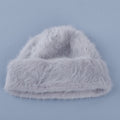 Cute Angora Soft Fuzzy Cuffed Knit Beanie 6W6HAT695